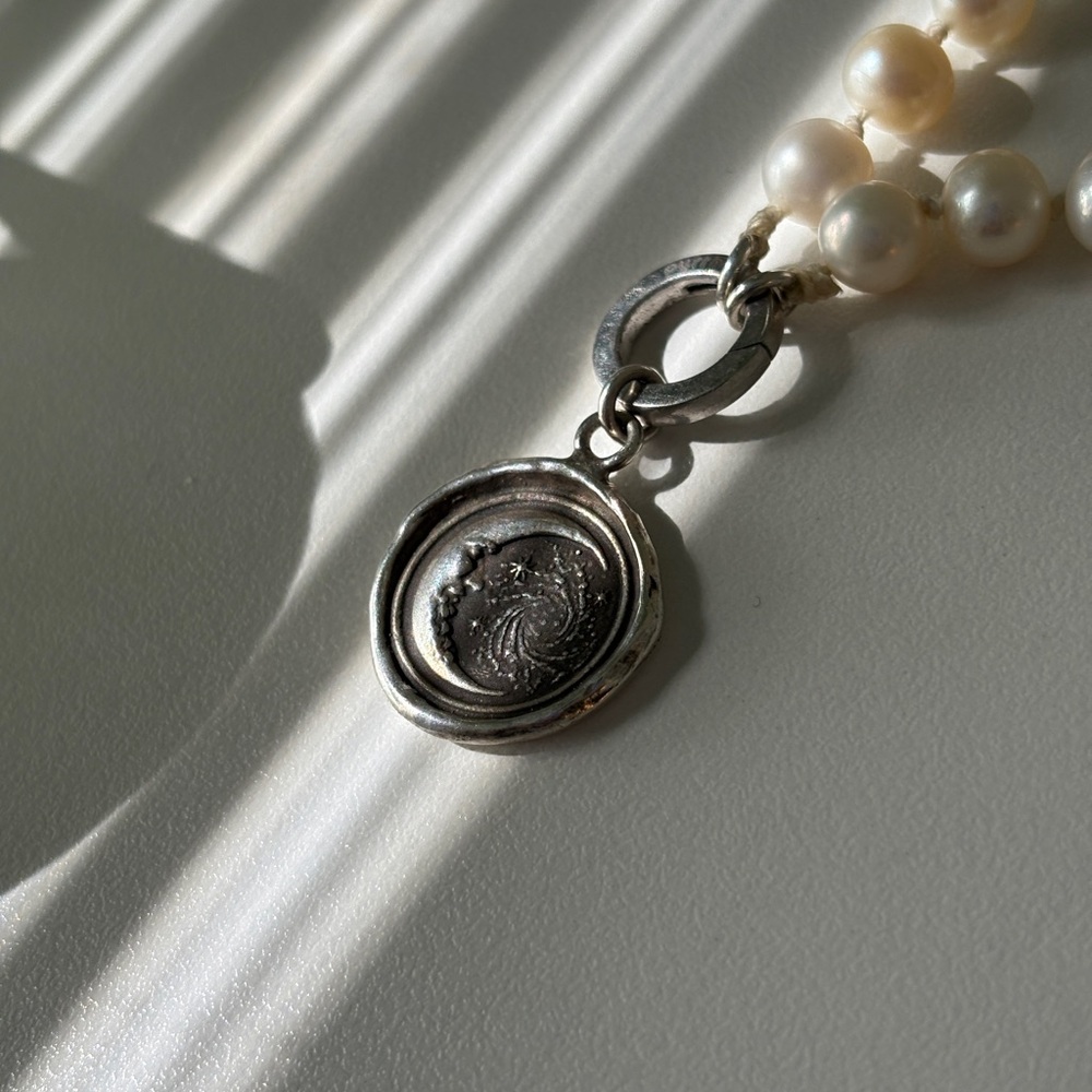 Pyrrha “Trust the Universe” Fresh Water Pearl Necklace